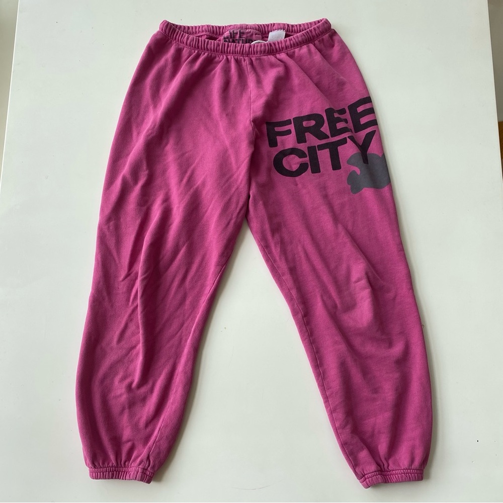 Pink Freecity/Free City Sweatpants Great Condition Size S
